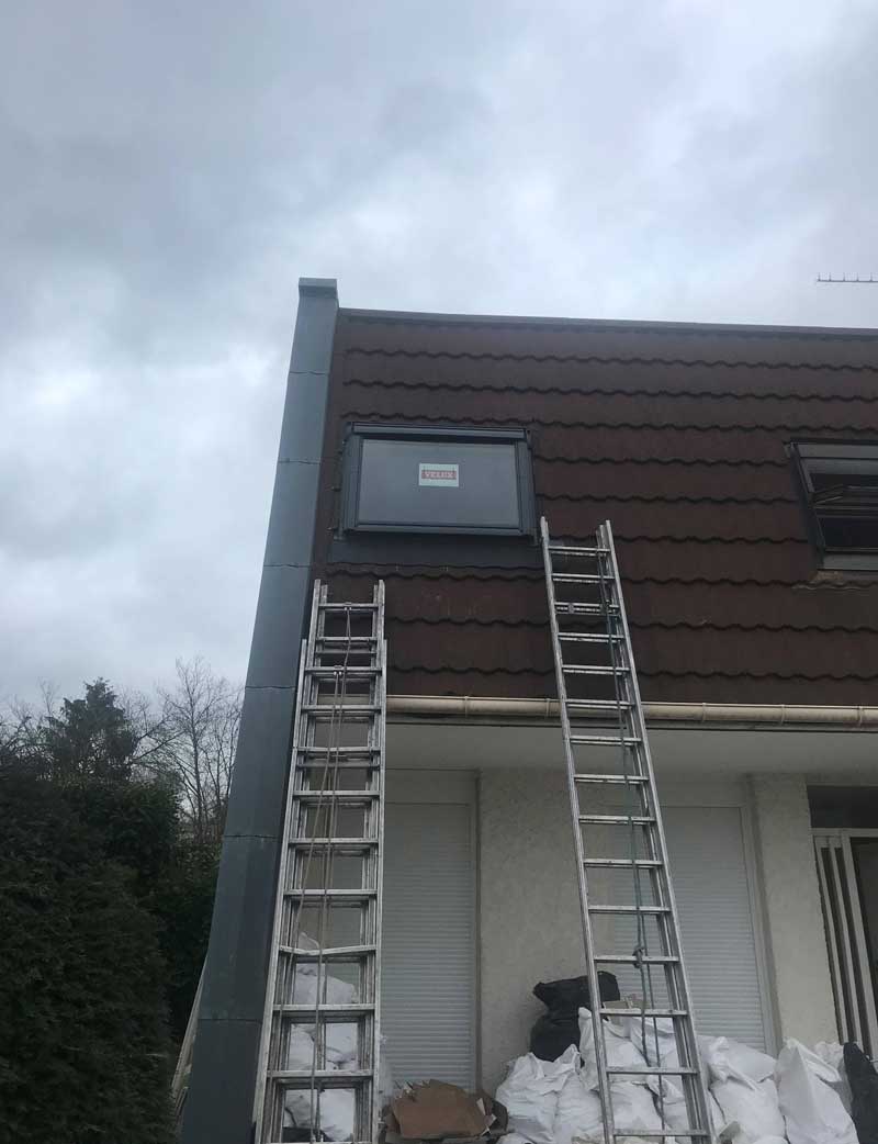 Velux instalé sur brisis tuiles