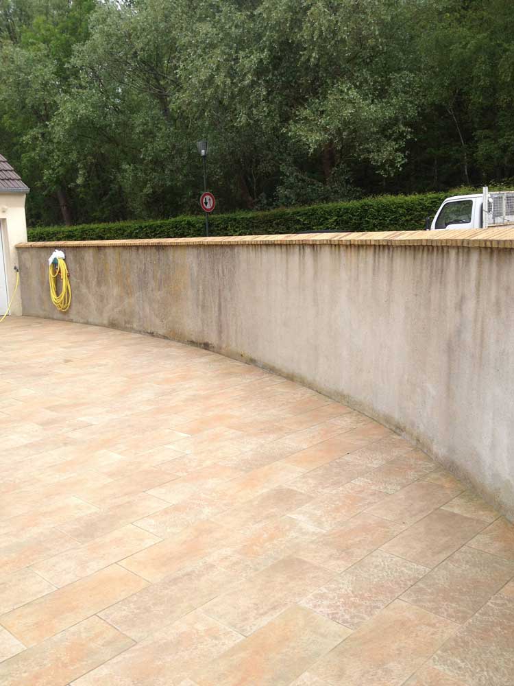 mur avant ravalement