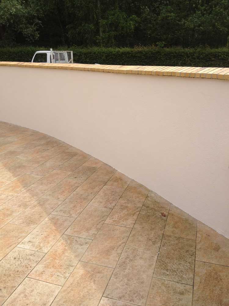 mur après ravalement